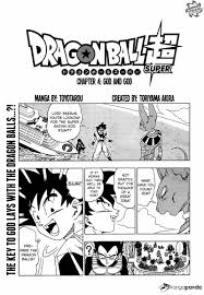 We did not find results for: Dragon Ball Super Chapter 4 Manga 1st