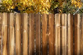 Rustic Wooden Fence Background With