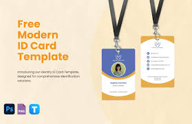 id card template in psd free