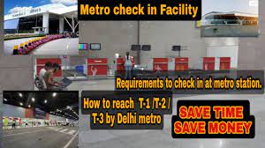 metro station check in how to reach t