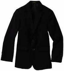 Details About Izod Boys Blazer Deep Jacket Black Size 12 Single Breasted 2 Buttons 80 350