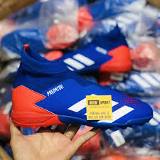 Predator football boots are synonymous with footballing excellence, and are a timeless icon of adidas style. Giay Bong Ä'a Adidas Predator 20 3 Ll Tormentor Xanh Biá»ƒn Váº¡ch Tráº¯ng MÅ©i Ä'á» Khong Day