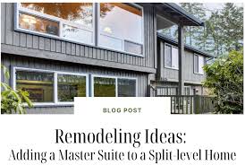 Master Suite Addition To A Split Level