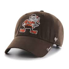 Cleveland Browns 47 Brand Womens Brown Sparkle Team Color Clean Up Hat