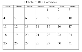 Printable Calendar Word October 2015 Image Lozcpu On Monthly Calendar
