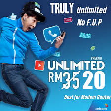 Although these plans have more than enough data for most people but deep down you'll know you won't be fully satisfied unless it is truly unlimited. Celcom Prepaid Simkad Celcom Unlimited Data Hotspot Plan 35 45 3mbps 6mbps Xpax Celcom Prepaid Shopee Malaysia