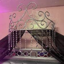 metal wall beads diy teester bed canopy