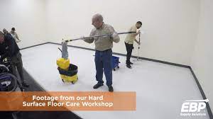 to strip and wax commercial hard floors