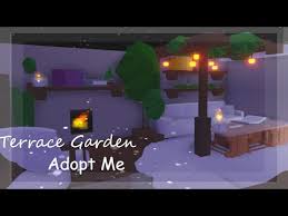 garden terrace build adopt me build