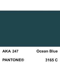 ocean blue pantone 316 c
