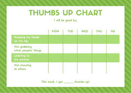 White And Green Simple Behaviour Preschoolers Reward Chart