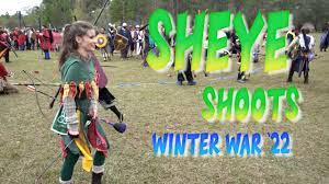 Sheye Archery at Winter War '22 LARP - YouTube