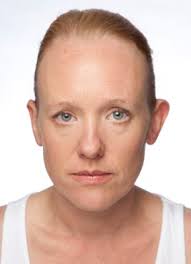 Image result for skinny eyebrows on older women