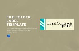 file folder label template
