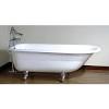 A long plastic, metal, or ceramic container that is filled with water so that you can sit bathtub. 1