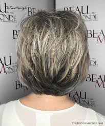 The earlier feathered haircut was an option only for long hair. Gray And Layered 60 Gorgeous Hairstyles For Gray Hair The Trending Hairstyle