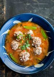 albondigas soup mexican meatball soup