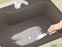 3 ways to clean a granite sink wikihow