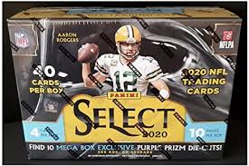 Sellers on ebay offer a wide selection of football cards in various grades from top brands like topps, upper deck and panini so you can shop with confidence. Amazon Com 2020 Panini Select Football Mega Box Factory Sealed 2020 21 40 Football Cards Per Box 10 Packs Per Box Collectibles Fine Art