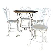 vine ice cream parlor table and