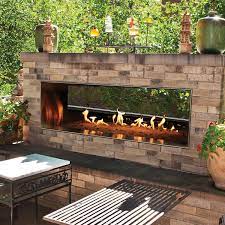 Outdoor Linear See Thru Fireplace 60