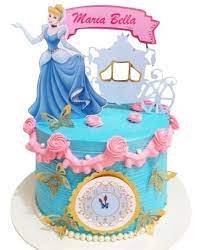 Cinderella Birthday Cake gambar png