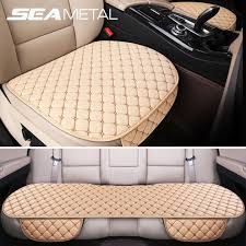 Seametal Linen Car Seat Cover Skin