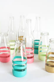 Diy Painted Bottles Homey Oh My