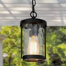 cylinder outdoor pendant light