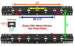 While you could have your hitch installed by professionals, it's totally possible to do it on your own as well. Do All Fifth Wheel Rails Have The Same Dimensions Etrailer Com