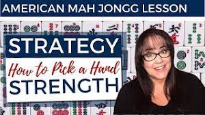 american mah jongg lesson strategy how