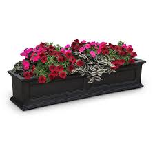 Sold and shipped by spreetail. Mayne Fairfield Rectangle Window Box 5 Ft Black Lowe S Canada