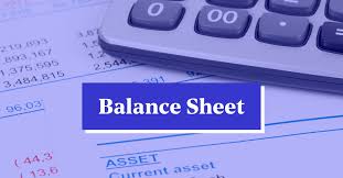 Balance Sheet Definition Format