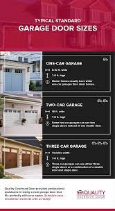 common residential garage door sizes