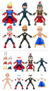 freepik com free vector avatar superheroes 119