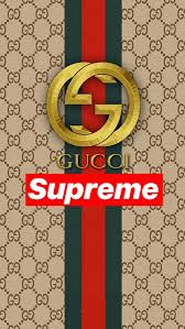 supreme gucci style wallpaper
