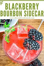 blackberry bourbon sidecar three