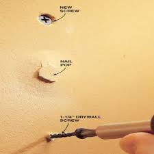 why do drywall s pop out