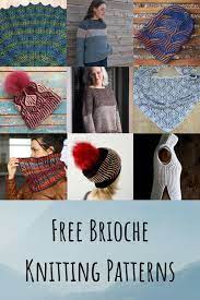 Simple Brioche Knitting Patterns Free gambar png
