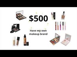 how to make your own makeup brands