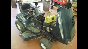 The start button will blink blue. Sears Riding Mower Steering Gear Repair Craftsman Riding Lawn Mower Riding Mower Lawn Mower