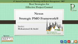 4th Annual Conference Nexus Strategic Pmo Framework T V2