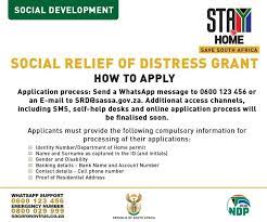 Social relief of distress is temporary provision of assistance intended for persons in need. Nation Builders How To Apply For The R350 Social Relief Facebook
