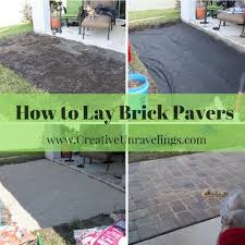 How To Build A Pavers Patio Creative