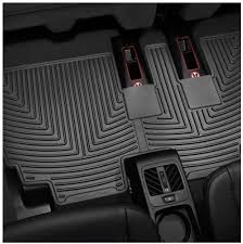 all weather 3rd row black floor mats