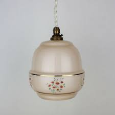 vintage glass lamp shade pendant light