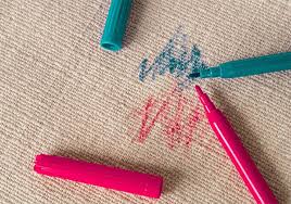 how to get marker out of carpet step