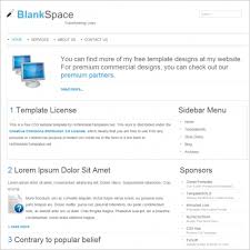 Blank Space Template Free Website Templates In Css Html Js