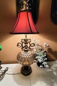 Brass Bubble Glass Globe Table Lamp