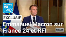 Exclusif : Emmanuel Macron appelle à une "mobilisation" pour des taxations  internationales